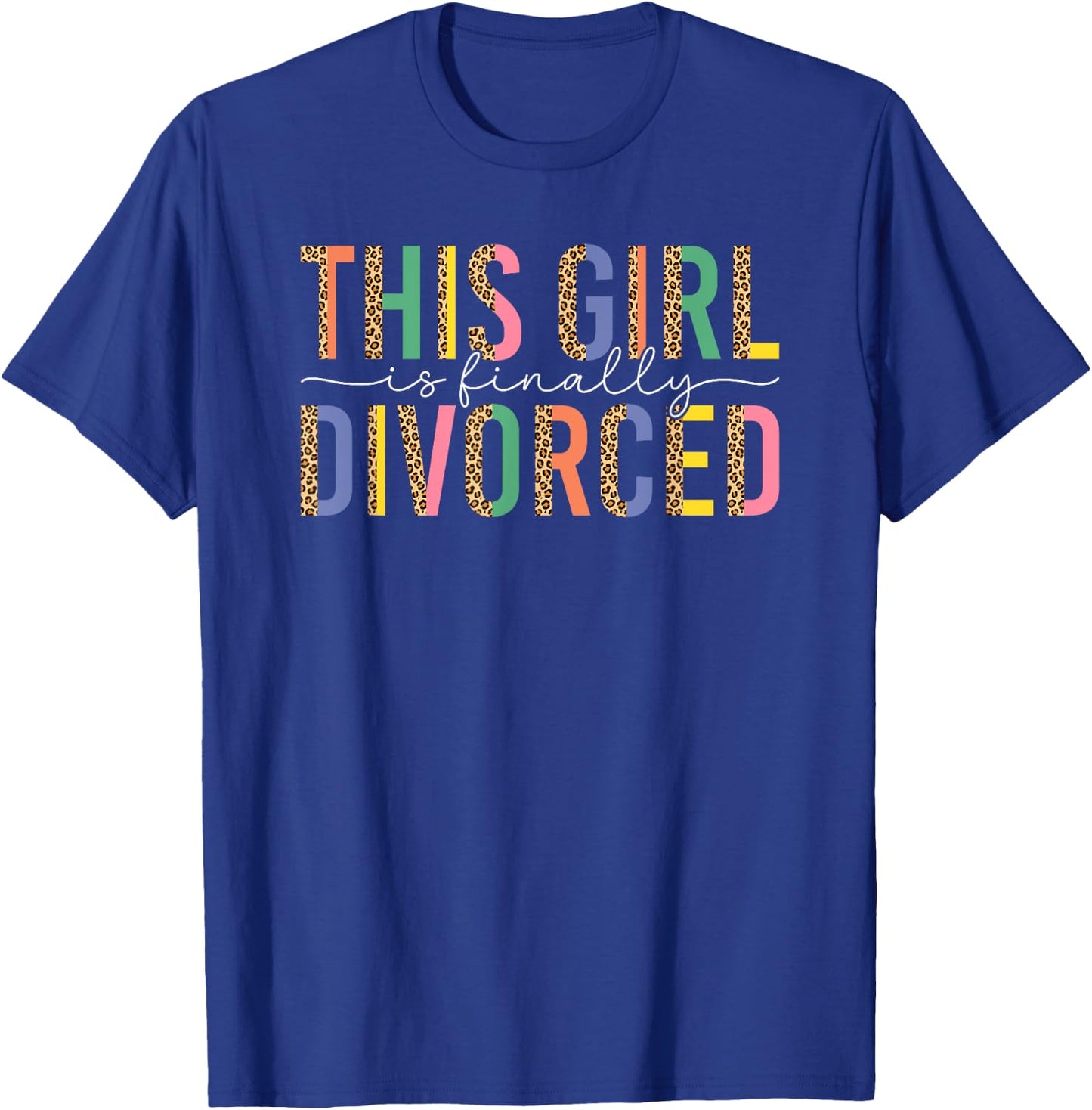 Divorced Finally Leo Scheidungsparty T-Shirt - T-Shirt | Royal