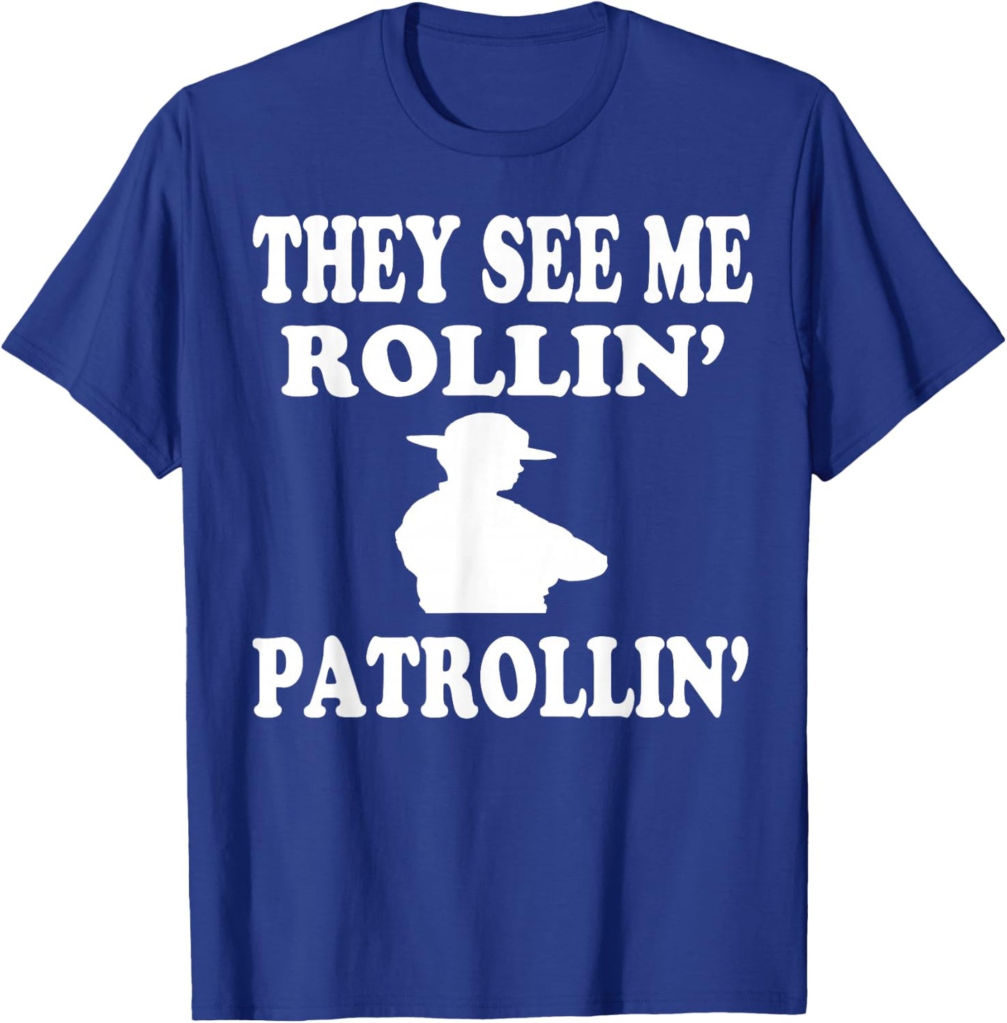 State Trooper Policeman T Shirt Patrolman Gift T-Shirt - T-Shirt | Royal