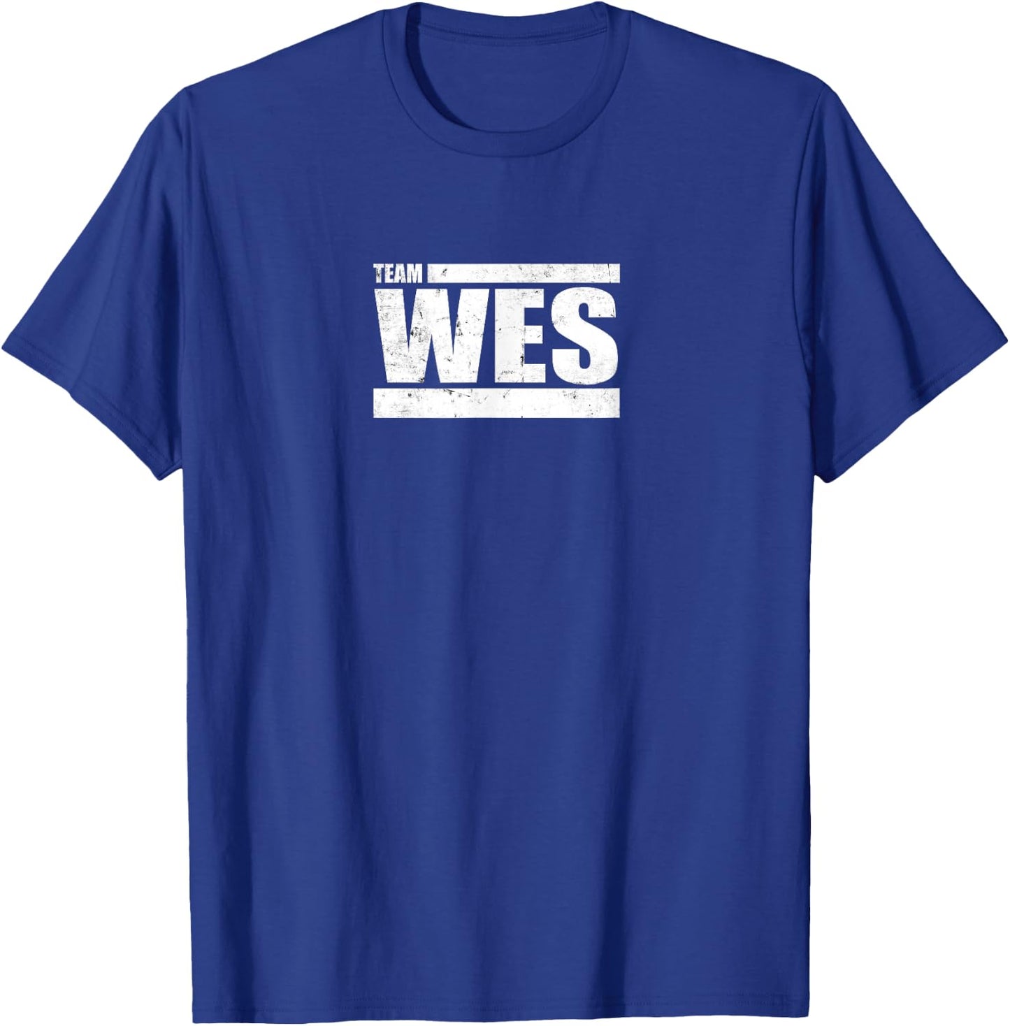 Team Wes Challenge (Distressed) T-Shirt - T-Shirt | Royal