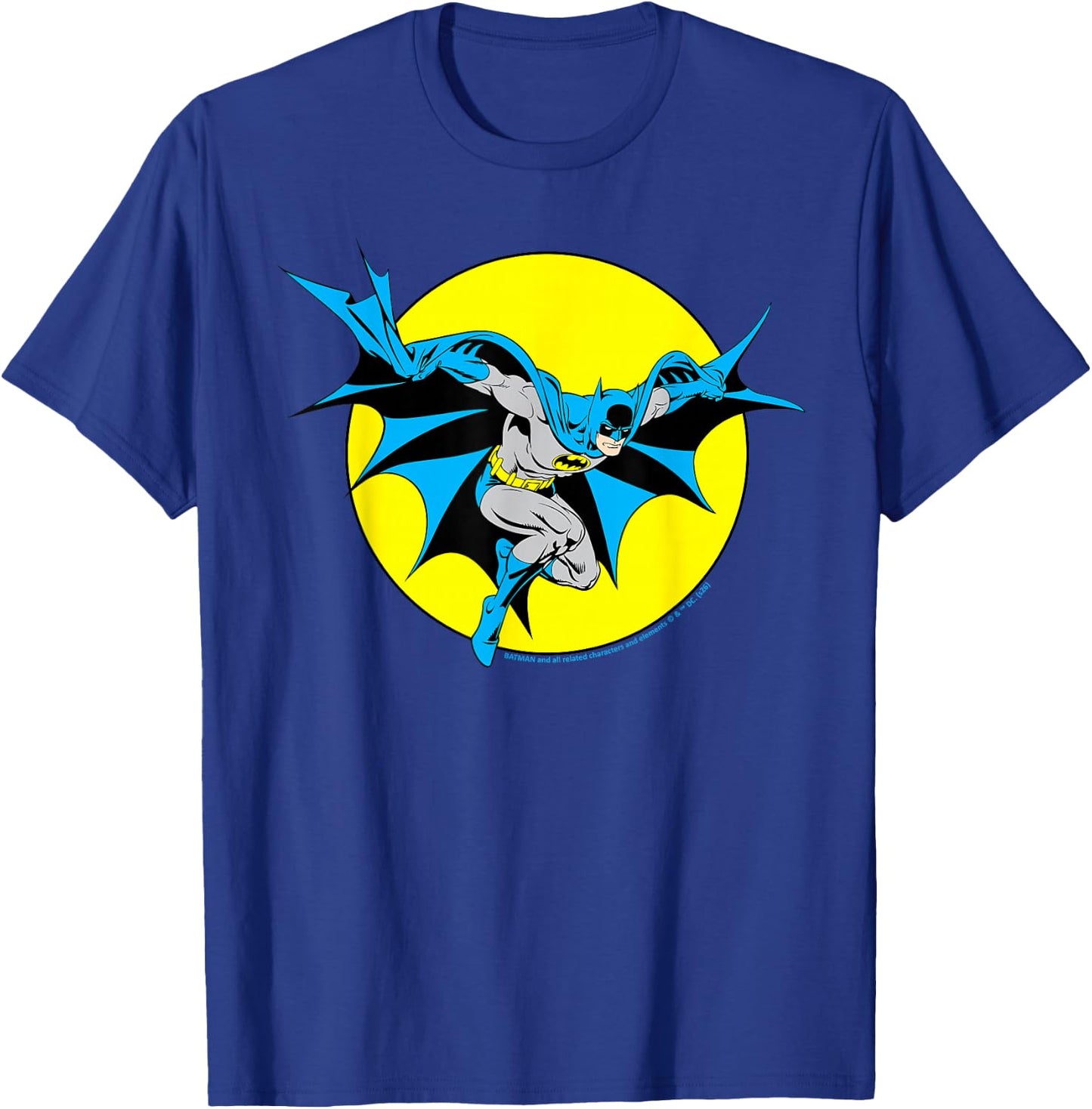 Batman Logo DC Superhero Emblem Icon for Fans Cosplay T-Shirt - T-Shirt | Royal