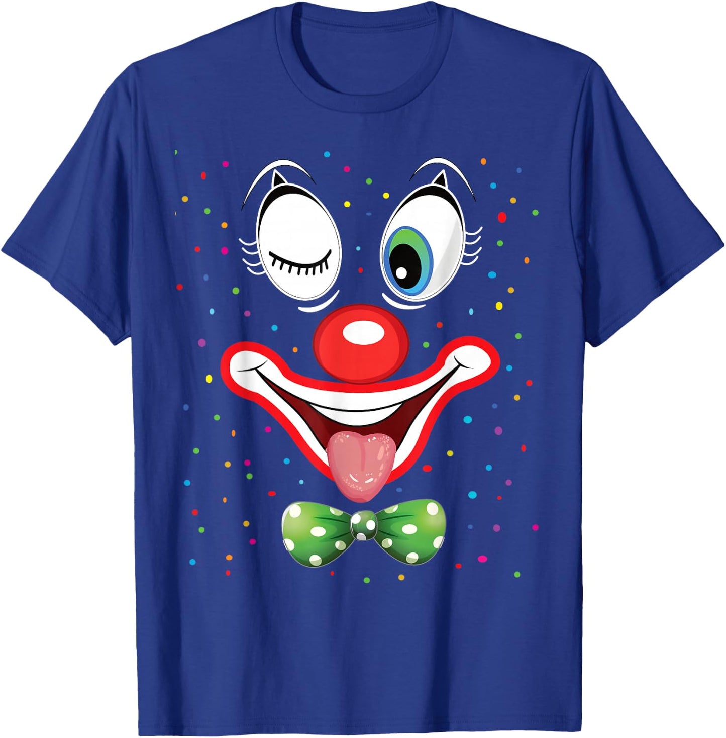 Carnival Costume Fancy Dress Costume Funny Clown Confetti , black T-Shirt - T-Shirt | Royal