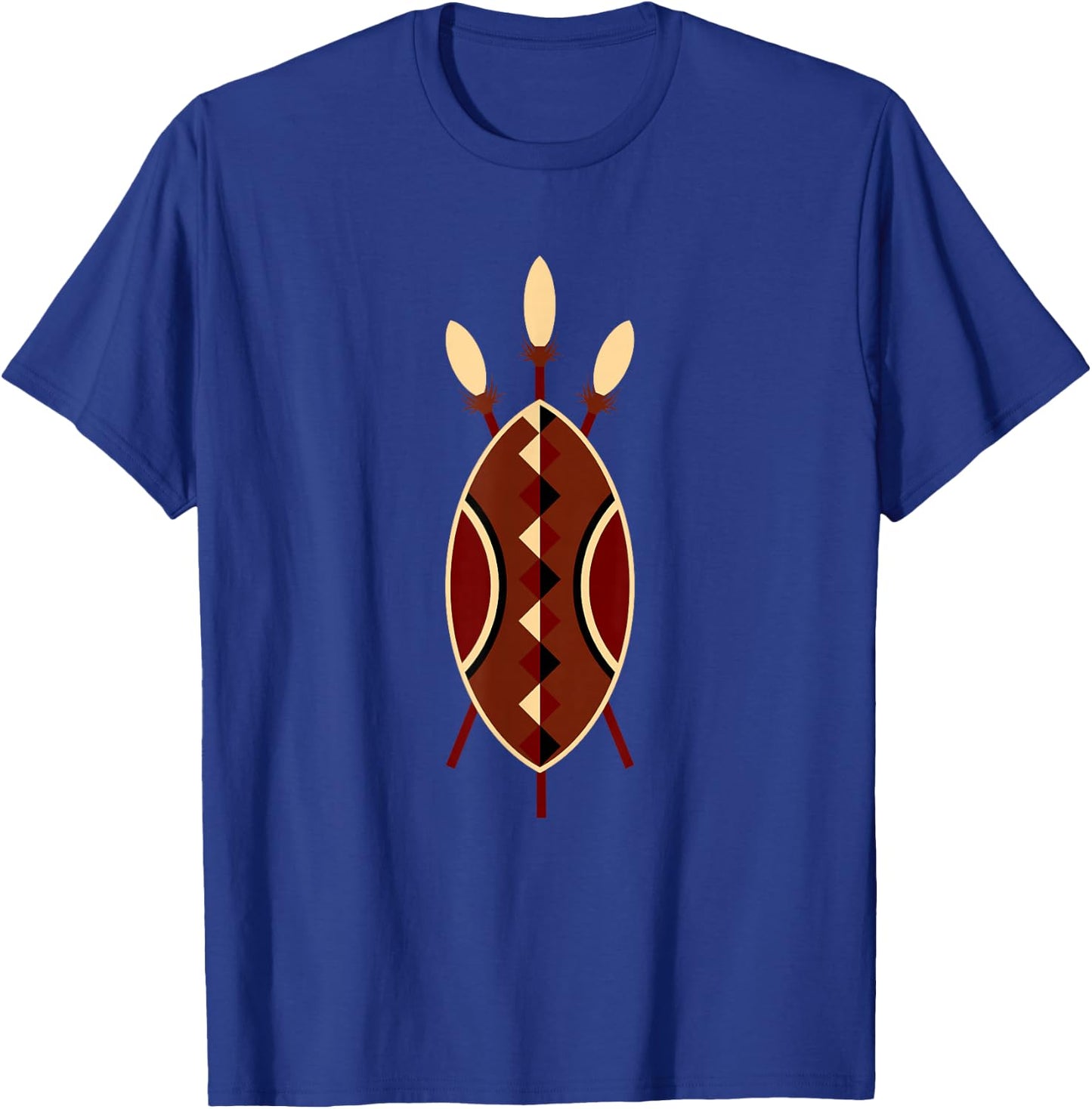 Kenya Maasai Shield Kenyan Tribe T-Shirt - T-Shirt | Royal