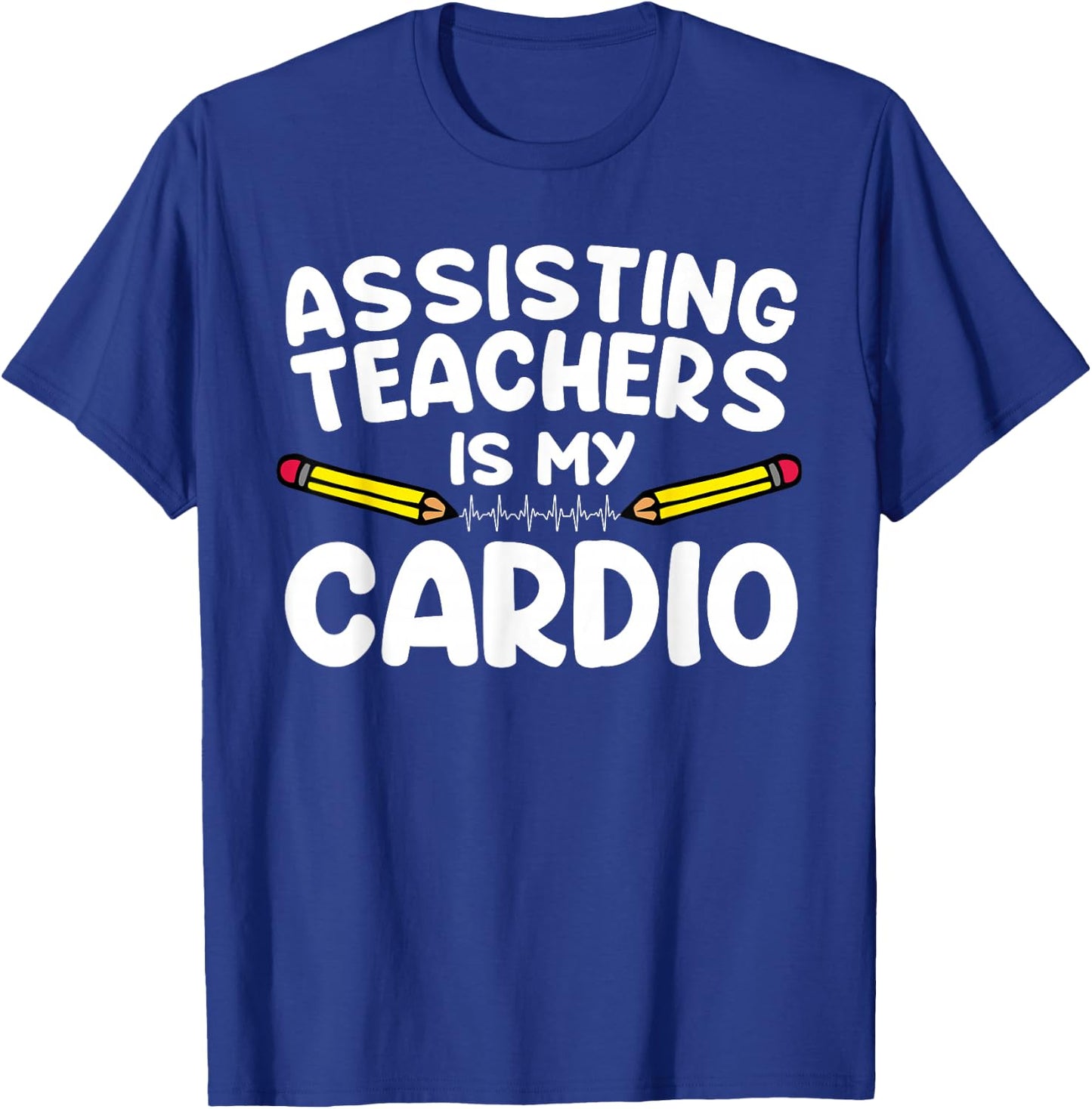 Funny Paraprofessional Women Para Assistant Teacher T-Shirt - T-Shirt | Royal