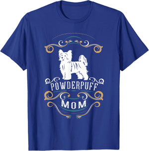Powderpuff Mom | Chinese Crested Dog Women T-Shirt - T-Shirt | Royal