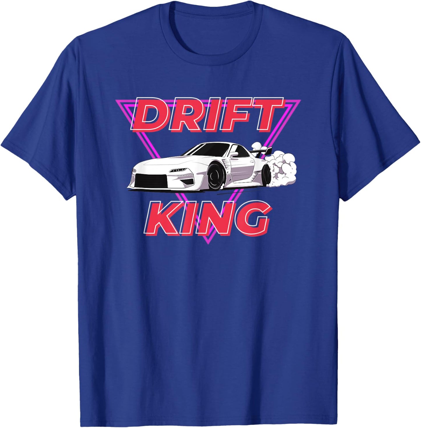 Cool Drift King Racing Imports Street Drifting Tail Spin T-Shirt - T-Shirt | Royal
