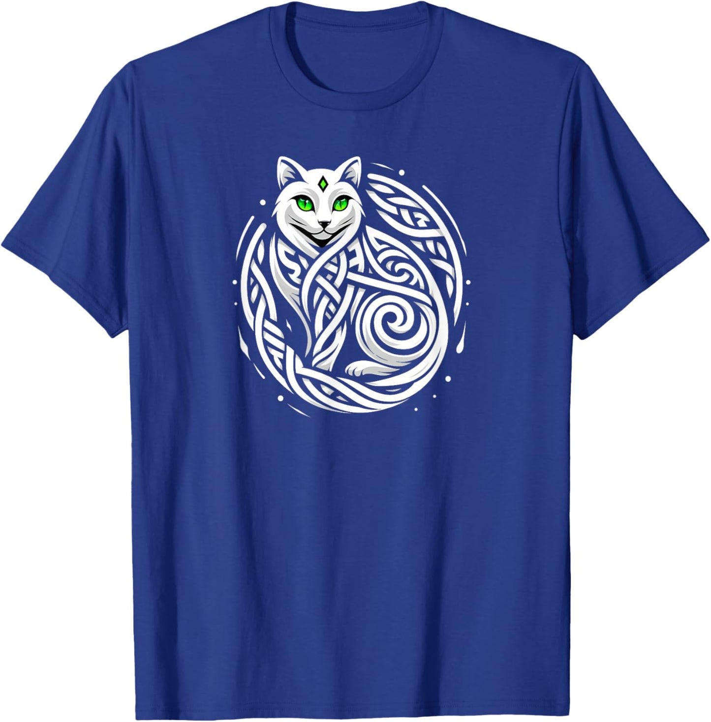 Cute Celtic Cat T-Shirt - T-Shirt | Royal