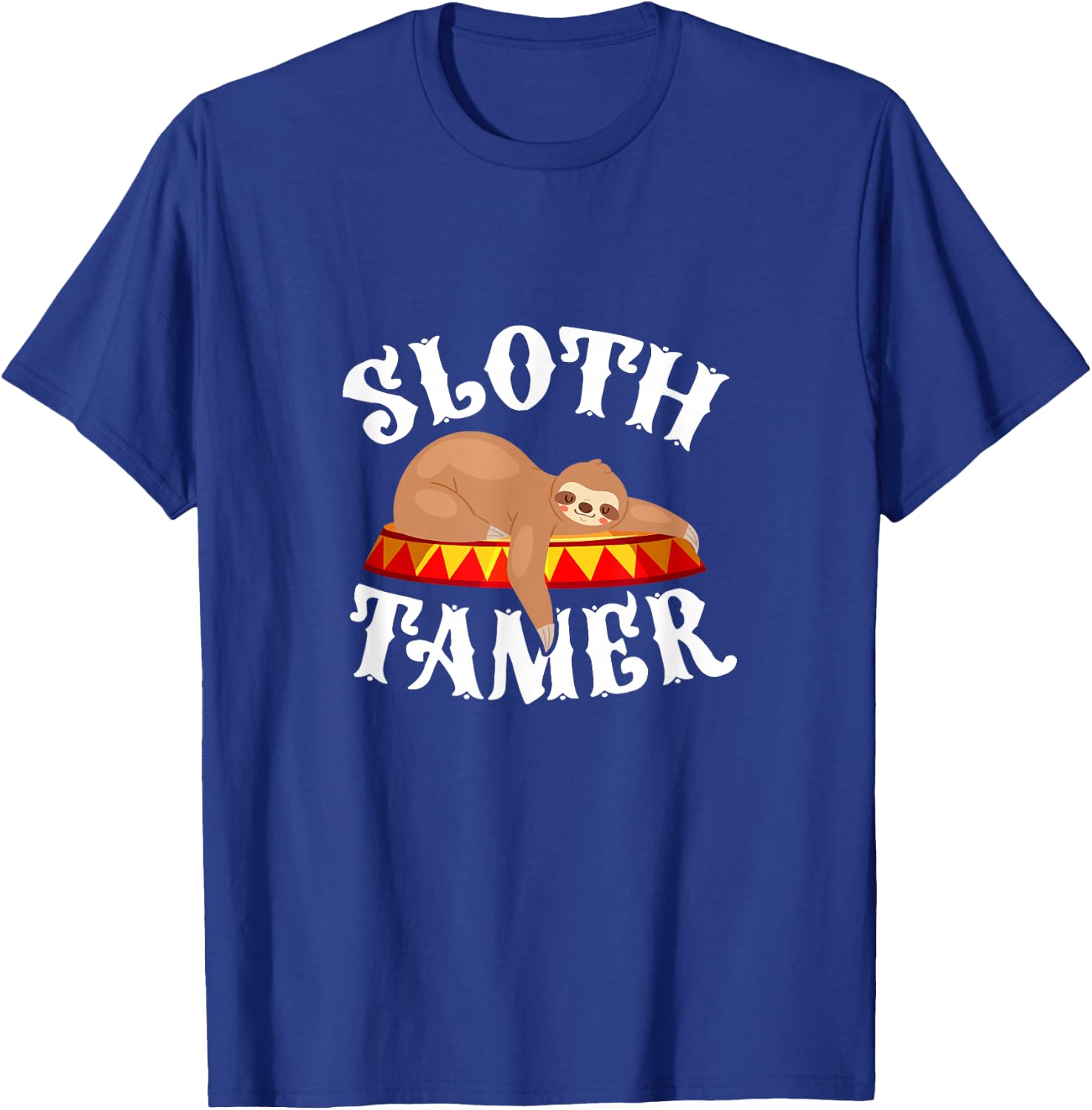 Sloth Tamer Circus Carnival Costume Lazy Sloths T-Shirt - T-Shirt | Royal