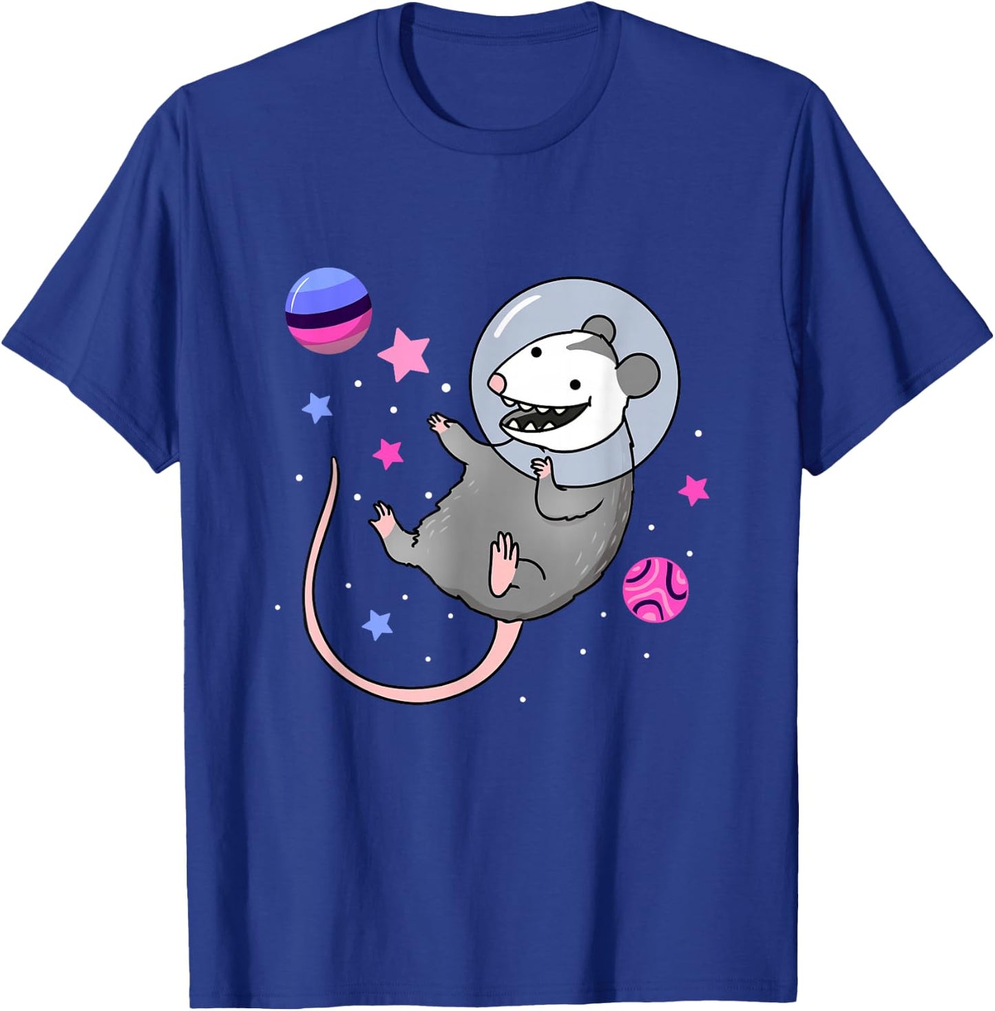 Omnisexual Opossum in Space Omnisexual Pride T-Shirt - T-Shirt | Royal