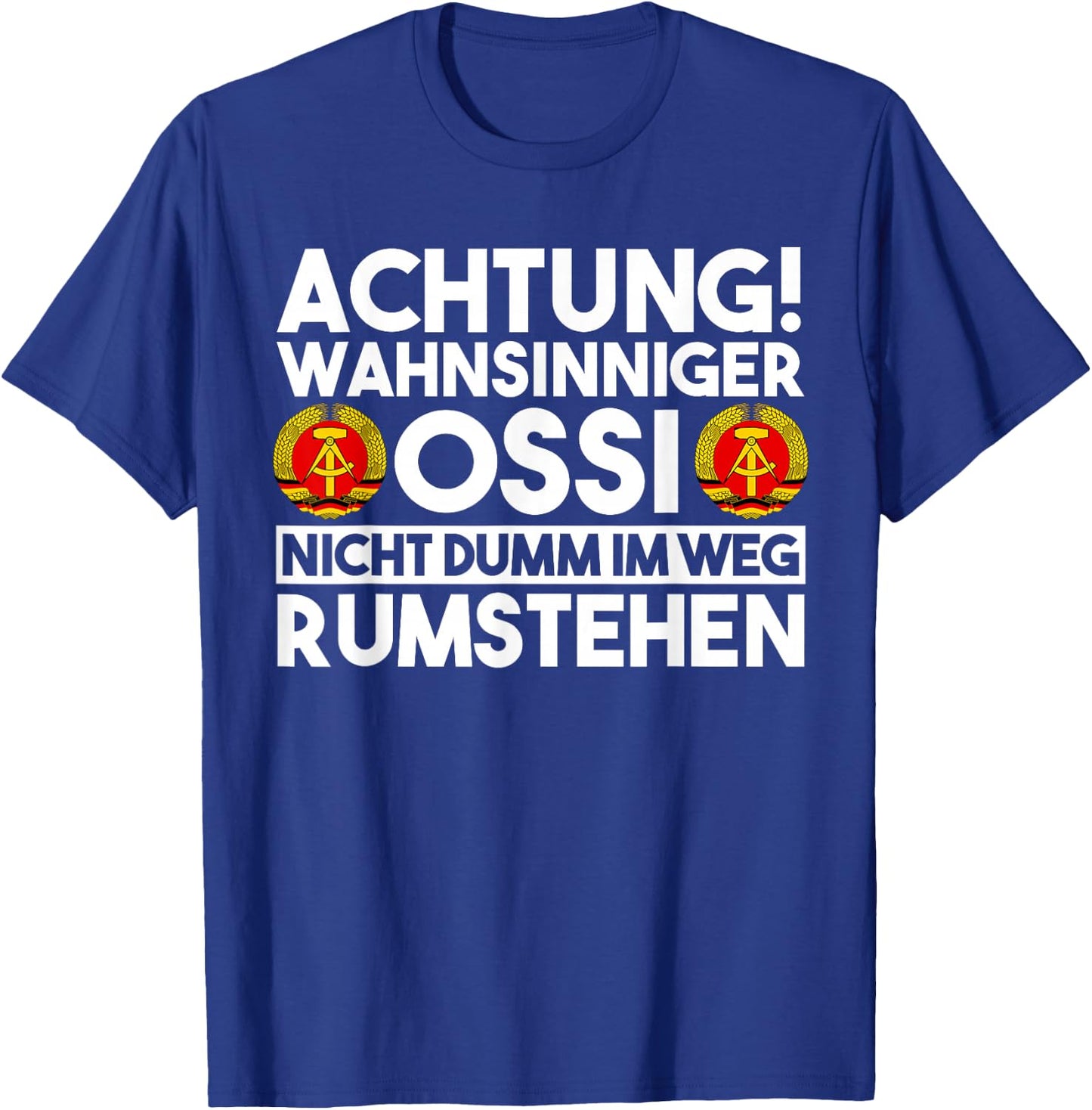 Men's East Germany DDR , black T-Shirt - T-Shirt | Royal