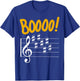 Scary Key Signature Boo Music Halloween Musician Teacher T-Shirt - T-Shirt | Royal