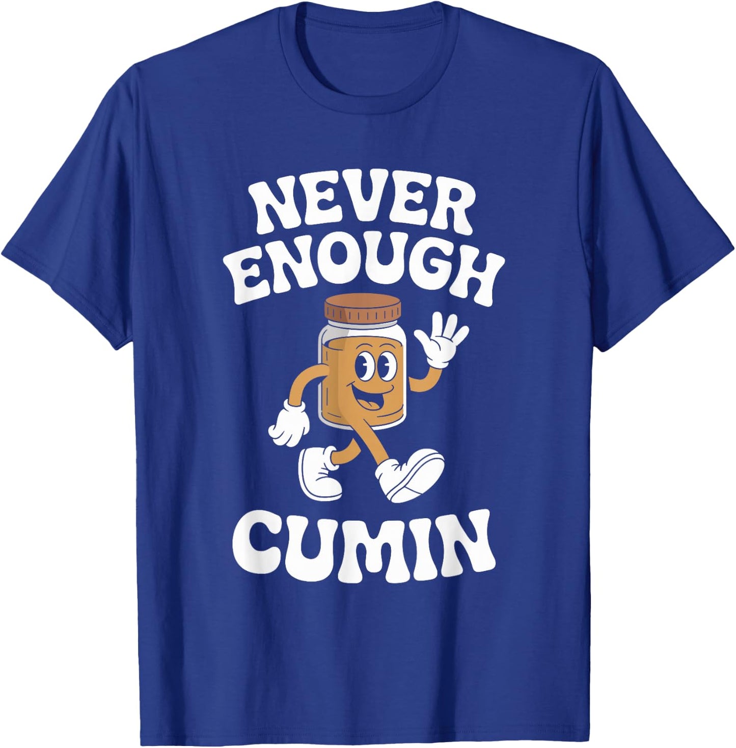 Funny Cumin Retro T-Shirt - T-Shirt | Royal