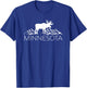 Minnesota Moose and Mountains - Souvenir Nature T-Shirt - T-Shirt | Royal