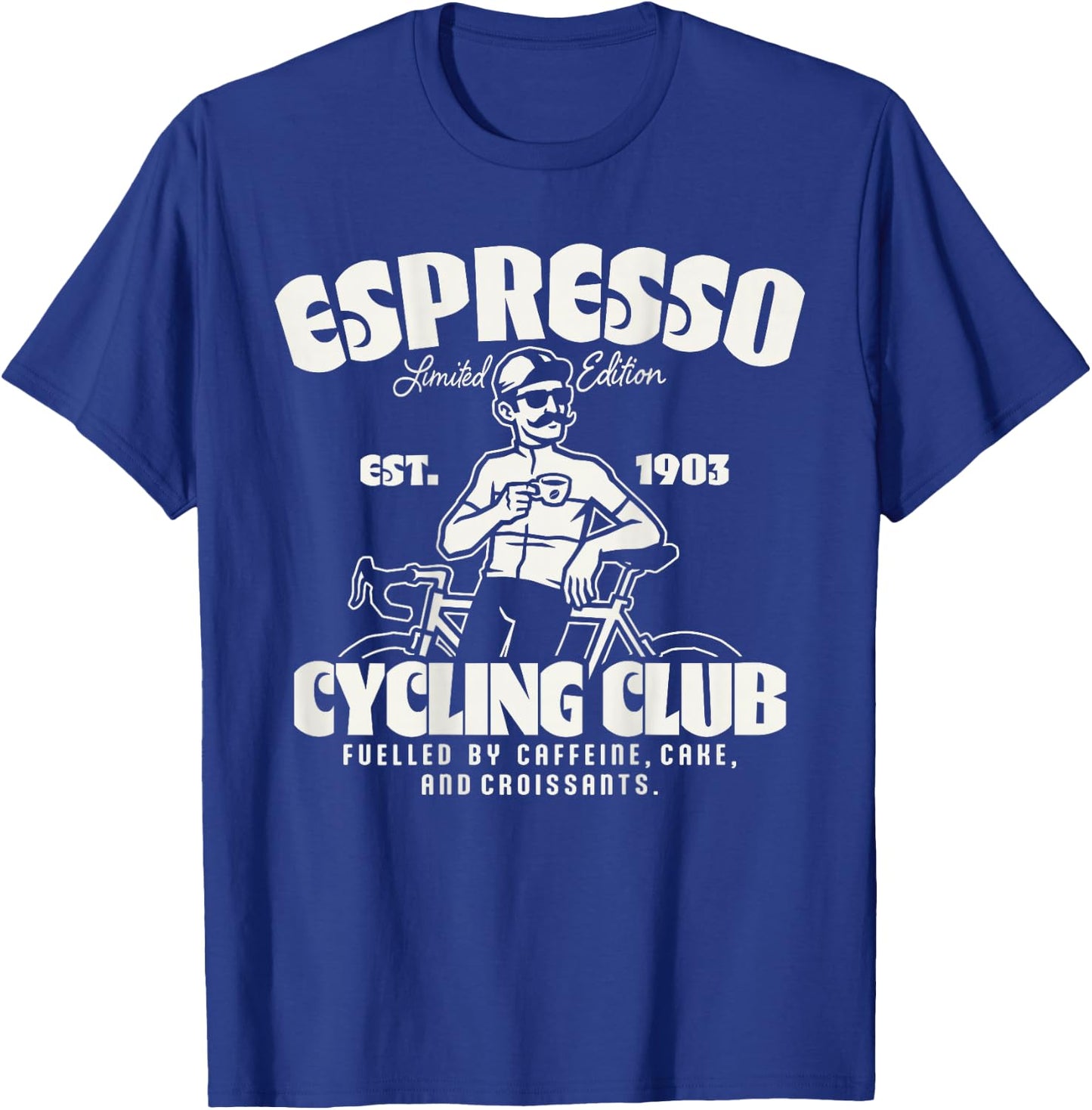 Espresso Rennrad Club Fahrrad Radsport Kaffee T-Shirt - T-Shirt | Royal