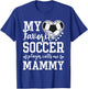 My Favorite Soccer Player Calls Me Mammy Soccer Lover T-Shirt - T-Shirt | Royal