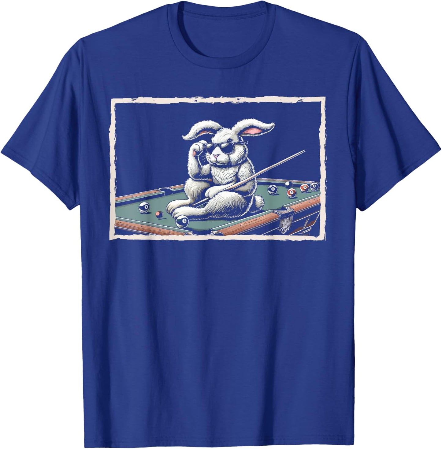 Bunny Billiard Cue Pool Snooker T-Shirt - T-Shirt | Royal