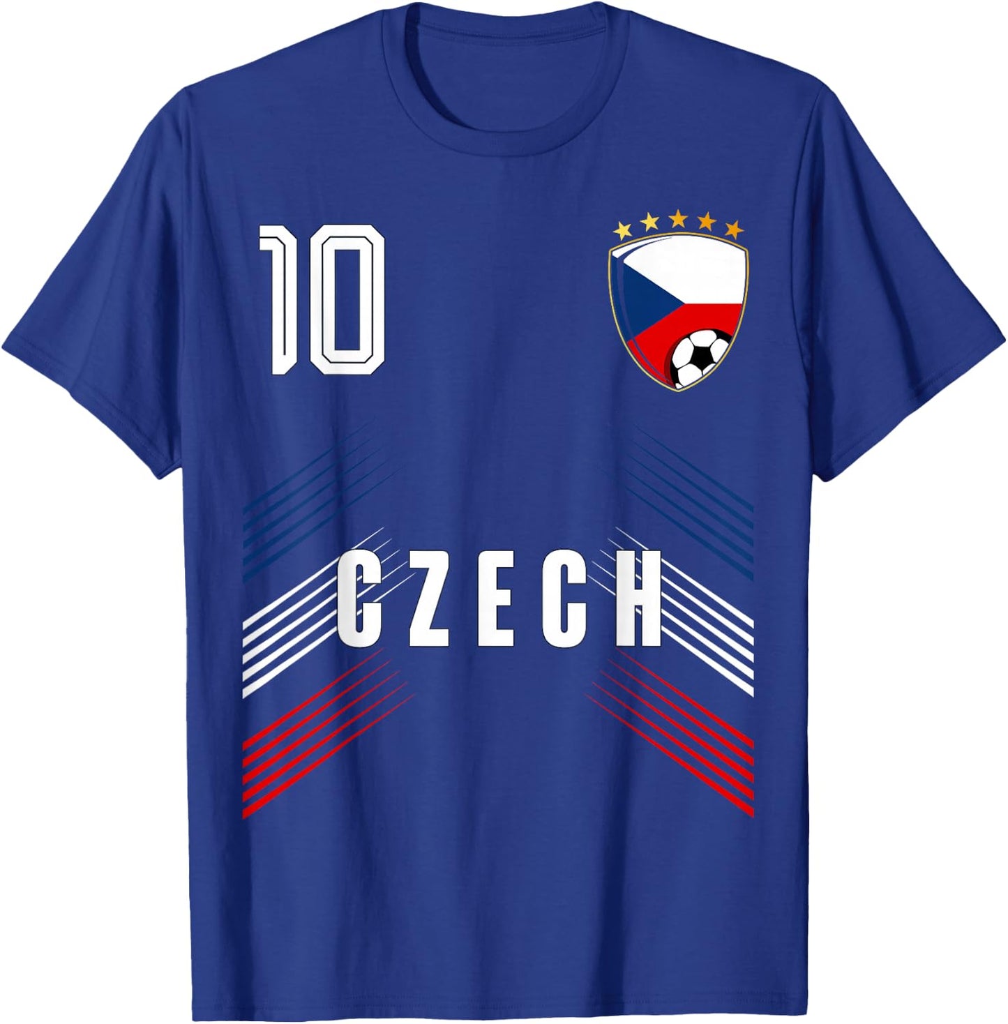Czech Republic Flag Czechia Pride Lovers T-Shirt - T-Shirt | Royal