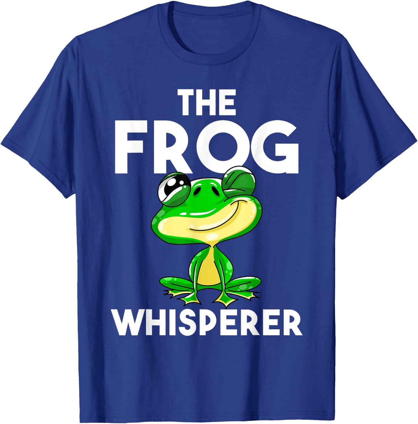 Funny The Frog Whisperer Gift | Cute Bullfrog Fan Boys Girls T-Shirt - T-Shirt | Royal
