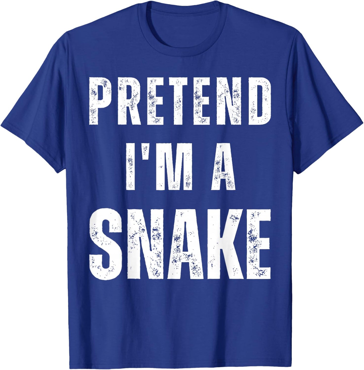 Funny Halloween Costume - Pretend I'm a Snake T-Shirt - T-Shirt | Royal