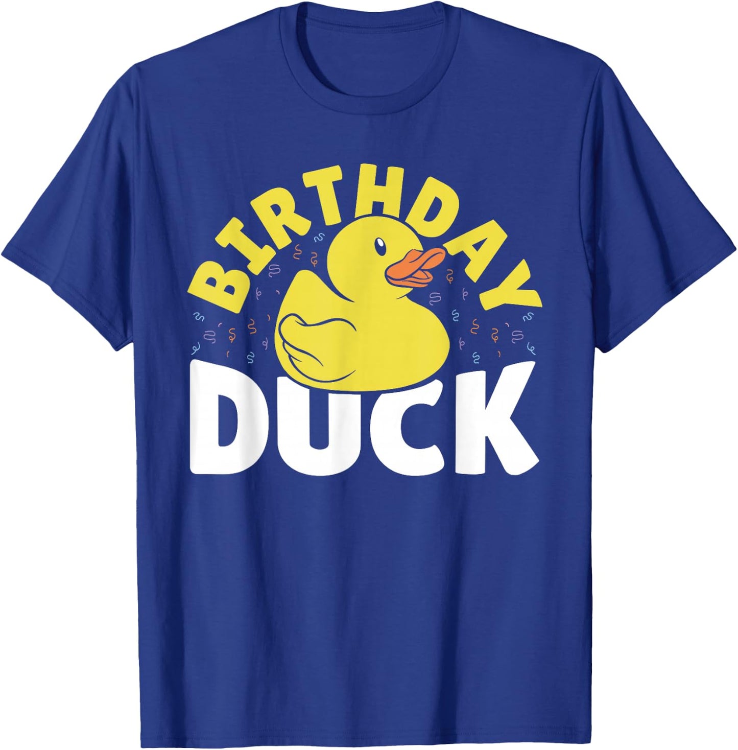 Rubber Duck Birthday Kids - Boy Girl Quack Birthday Duck T-Shirt - T-Shirt | Royal