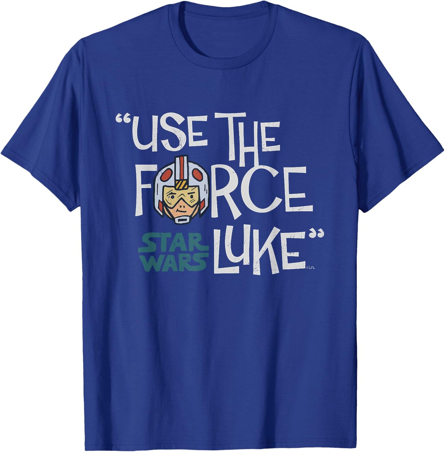 Star Wars Luke Skywalker Use The Force T-Shirt - T-Shirt | Royal