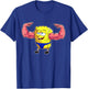 Mademark x SpongeBob SquarePants - SpongeBob MuscleBob SquarePants T-Shirt - T-Shirt | Royal