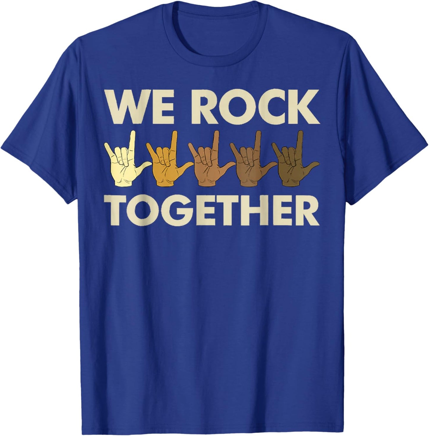 Nosotras Rockeamos Juntas We Rock Together , black T-Shirt - T-Shirt | Royal