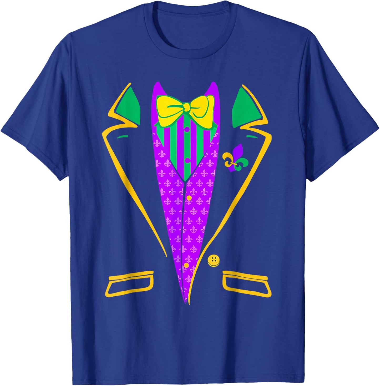 Cat Mom & Vegan Mardi-Gras-Shirt Tuxedo Vest Outfit , Small T-Shirt - T-Shirt | Royal