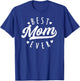 Best Mom Ever - Modern Calligraphy Font Mother's Day Mom T-Shirt - T-Shirt | Royal