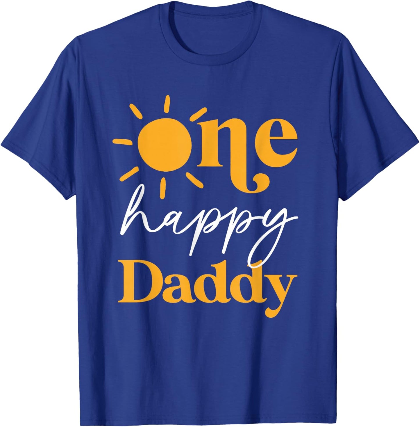 One Happy Daddy of The Birthday First Trip Around the Sun T-Shirt - T-Shirt | Royal