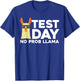 Cool Test Day Women Llama Teacher Testing Day State T-Shirt - T-Shirt | Royal