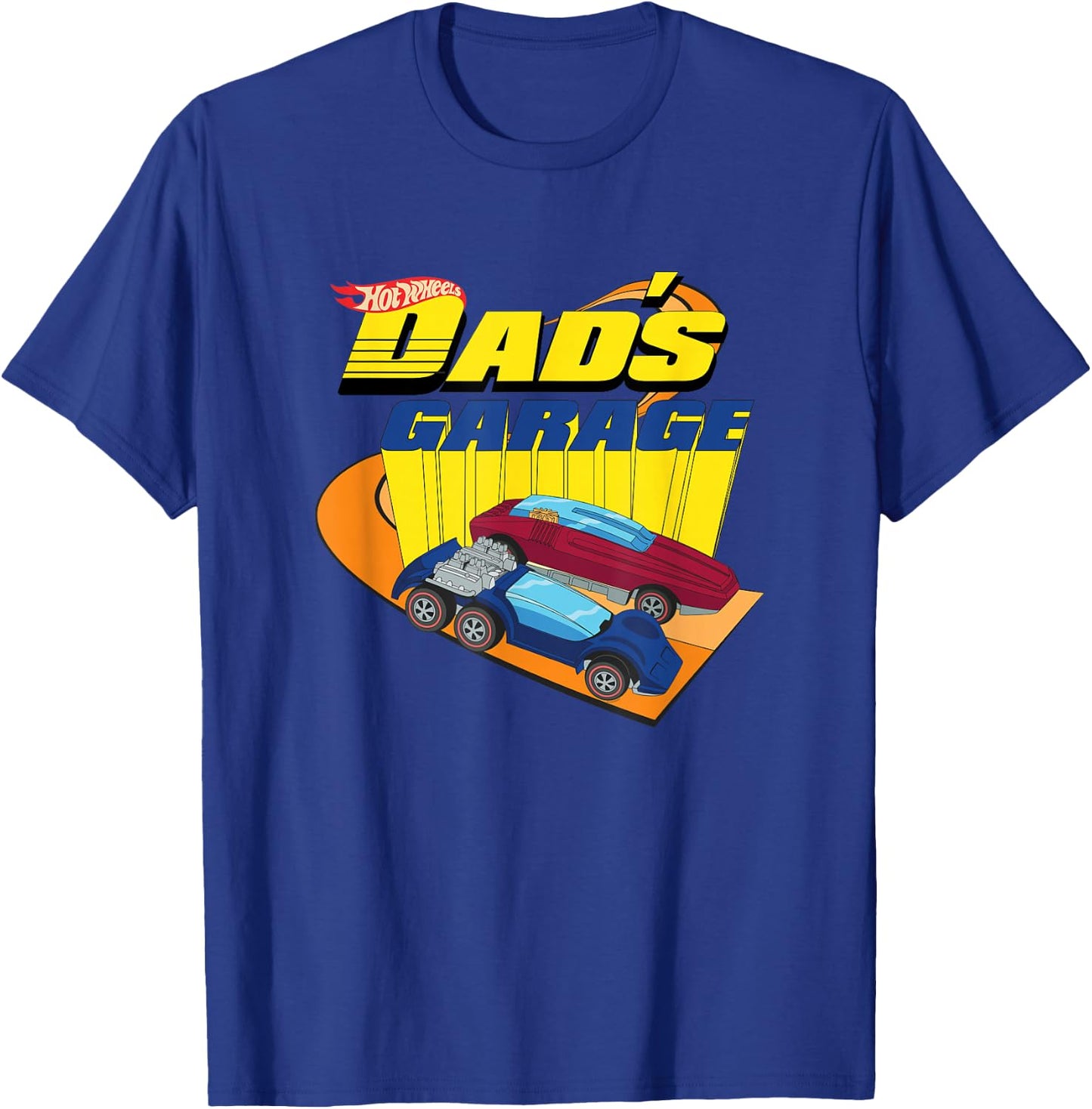 Hot Wheels - Father's Day Dad's Garage T-Shirt - T-Shirt | Royal
