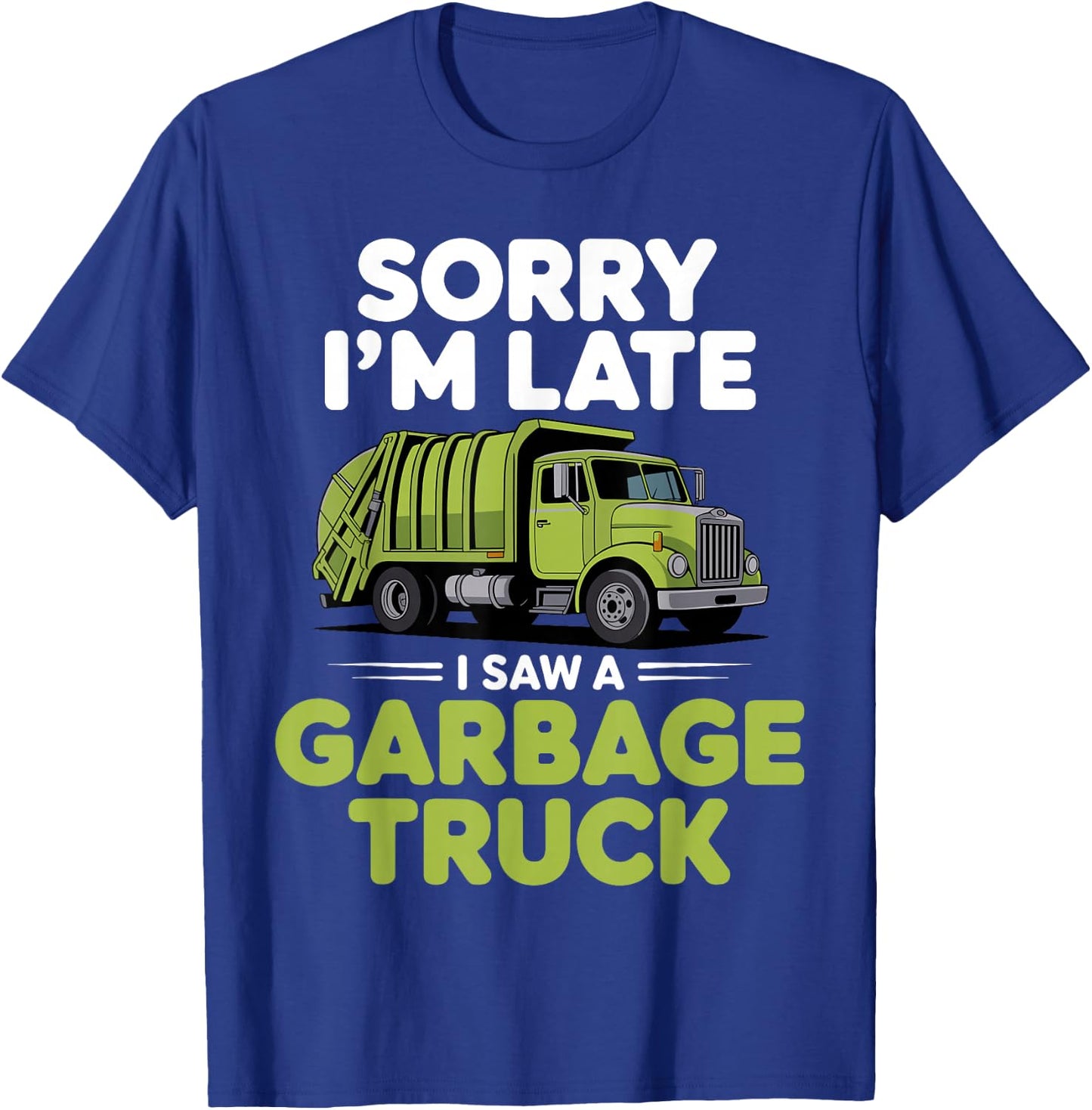Garbage Truck Costume Women Kids Trash Garbage Man T-Shirt - T-Shirt | Royal