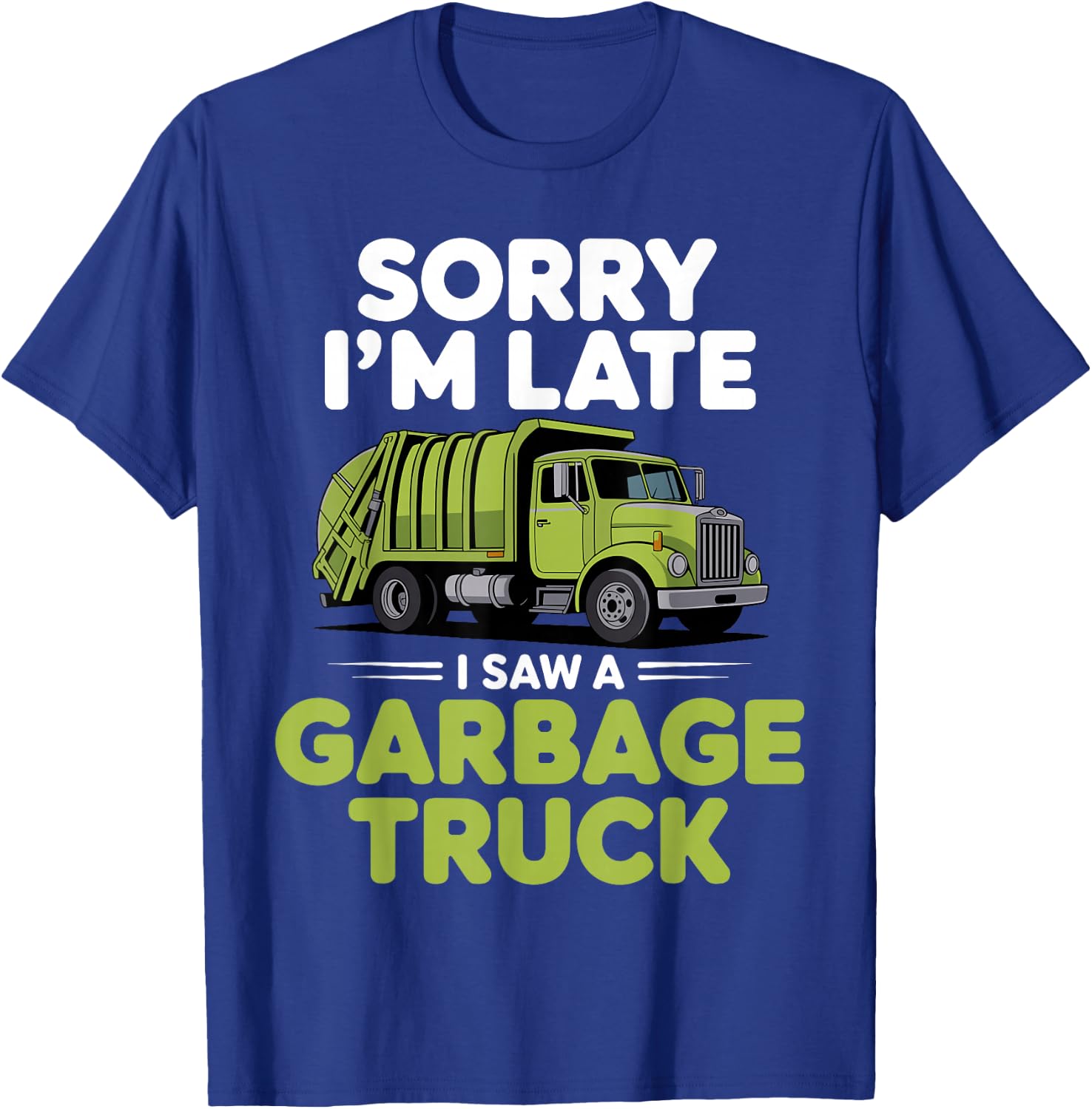 Garbage Truck Costume Women Kids Trash Garbage Man T-Shirt - T-Shirt | Royal