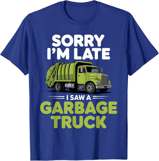 Garbage Truck Costume Women Kids Trash Garbage Man T-Shirt - T-Shirt | Royal