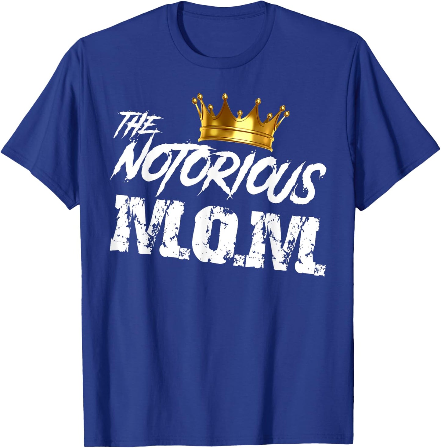 Old School Funny Hip Hop Mothers Day Notorious Mom T-Shirt - T-Shirt | Royal