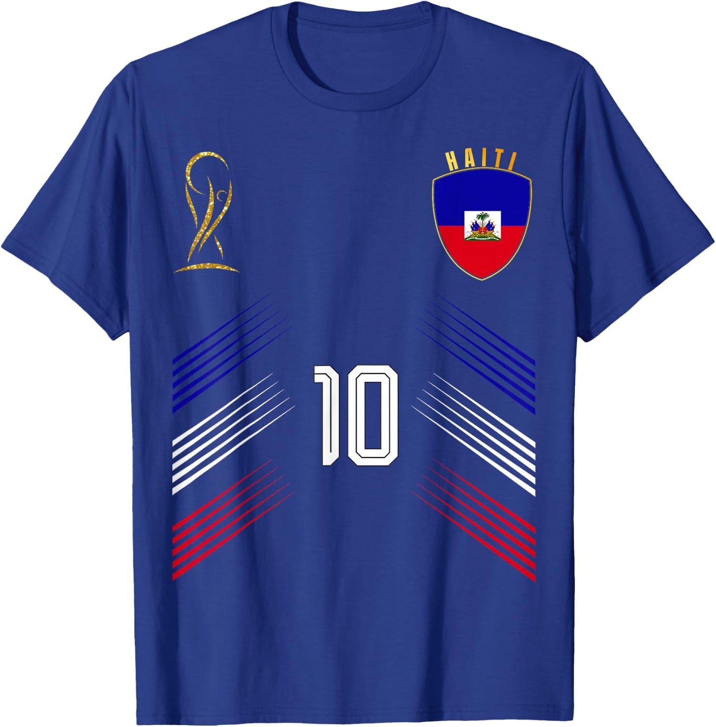 Haiti Flag Haitian Pride Lovers Retro T-Shirt - T-Shirt | Royal
