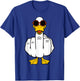 Middle Finger Funny Duck Inappropriate Rude Antisocial T-Shirt - T-Shirt | Royal
