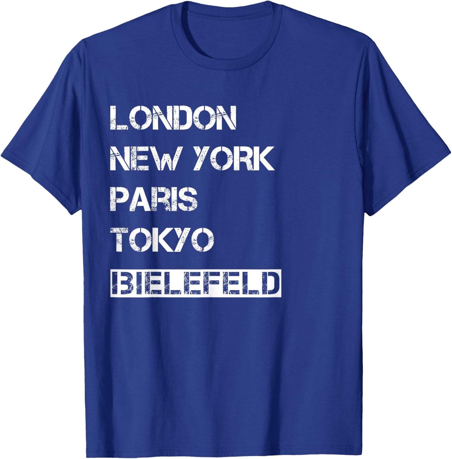Bielefeld with German Text "My Homeland Bielefeld" [German Language], black T-Shirt - T-Shirt | Royal