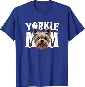 Yorkie Mom Cute Yorkshire Terrier Puppy Dog Mum Women’s T-Shirt - T-Shirt | Royal