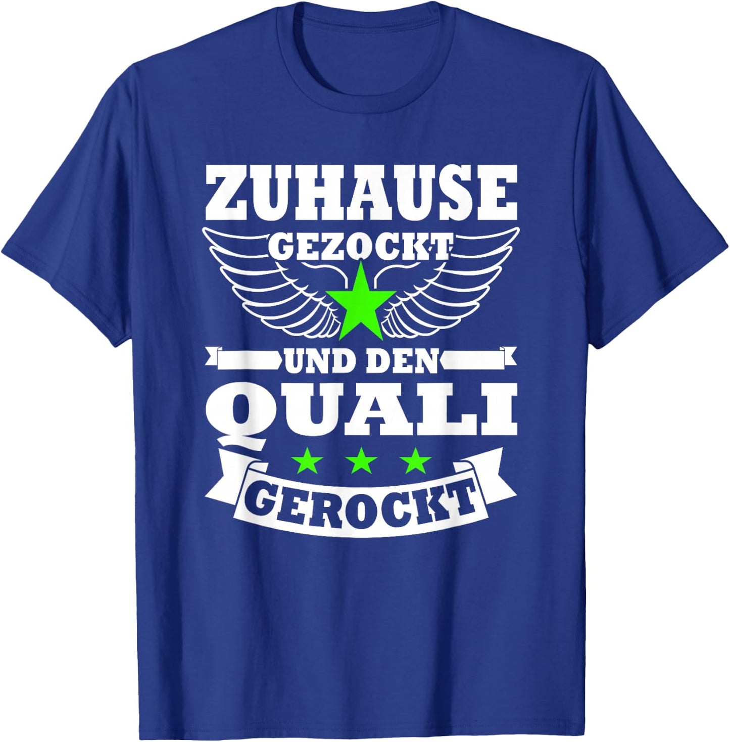Abschlussklasse 2026 | Hauptschulabschluss Quali gerockt T-Shirt - T-Shirt | Royal