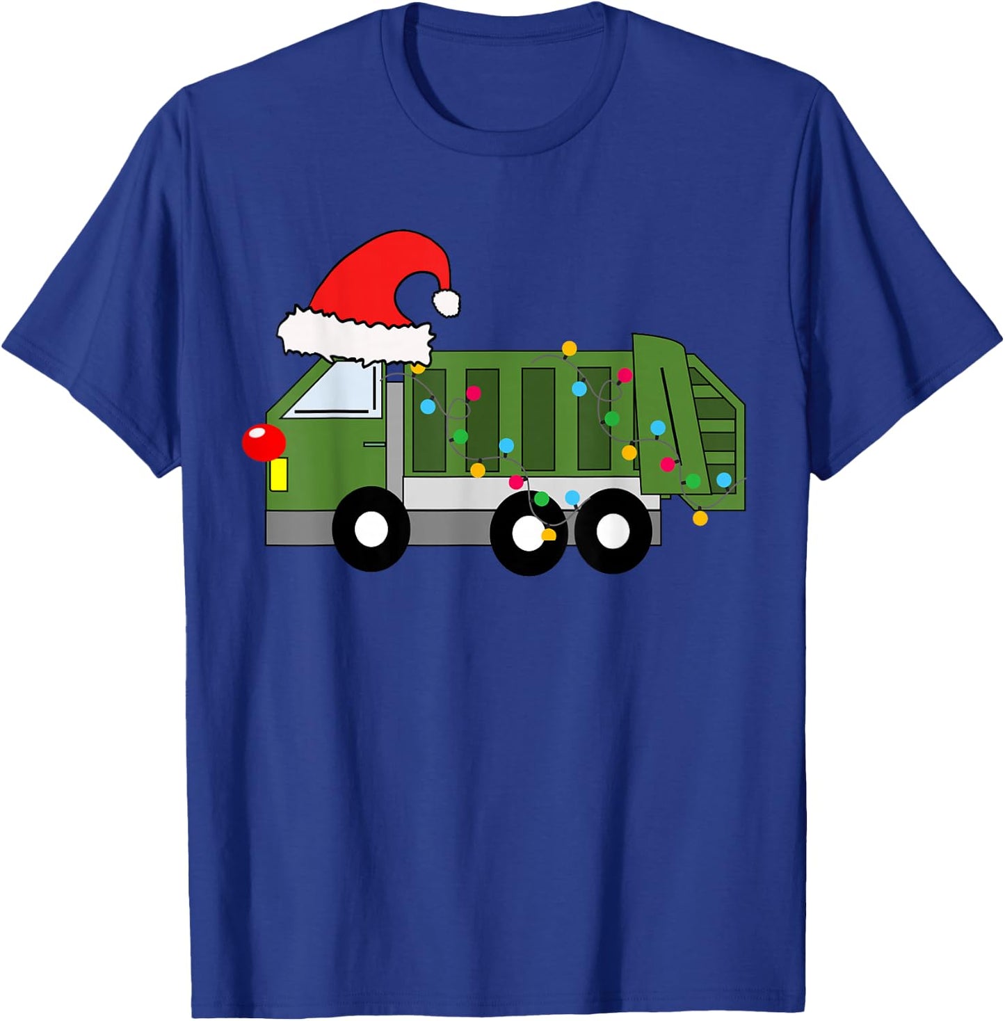 Garbage Truck Christmas Pajama Kids Toddler Baby 5T 4T T-Shirt - T-Shirt | Royal