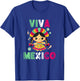 Viva Mexico-Shirt Women Little Girls Kids Mexican Mexicana T-Shirt - T-Shirt | Royal