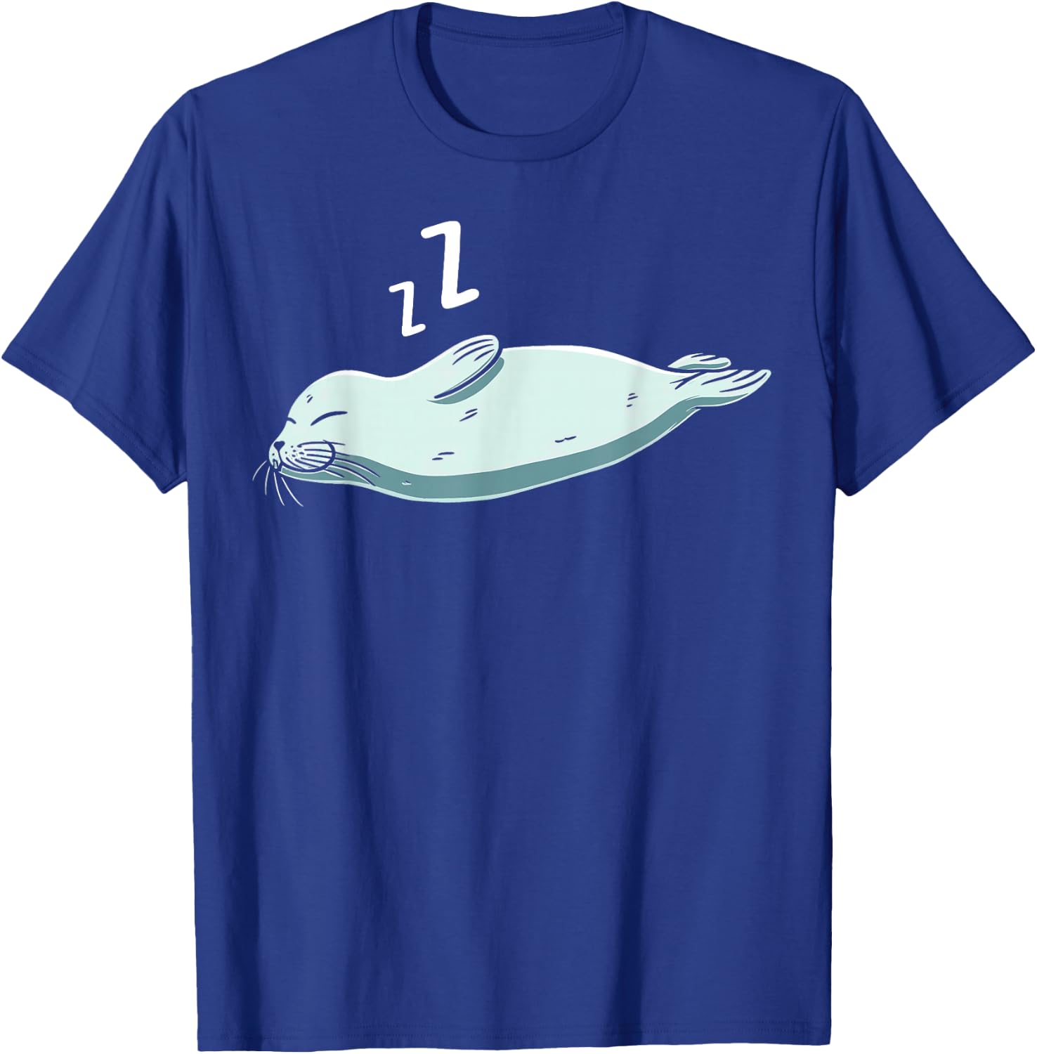 Seal Lazy Seals Pajamas Sleeping Seal T-Shirt - T-Shirt | Royal