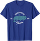 Vintage Ocean Whale Anchor Kennebunkport Maine Nautical T-Shirt - T-Shirt | Royal