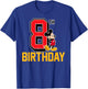 Disney - Mickey Mouse 8th Birthday T-Shirt - T-Shirt | Royal