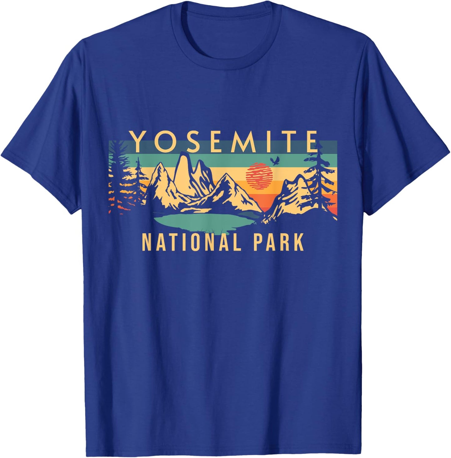 Yosemite National Park , Green, S T-Shirt - T-Shirt | Royal