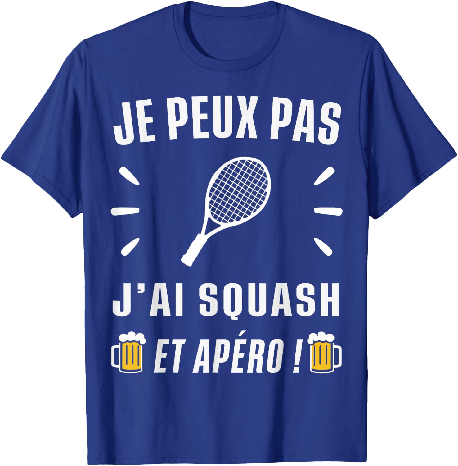 I Can't Have Squash , Black, S T-Shirt - T-Shirt | Royal
