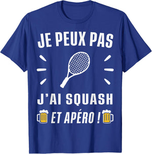 I Can't Have Squash , Black, S T-Shirt - T-Shirt | Royal