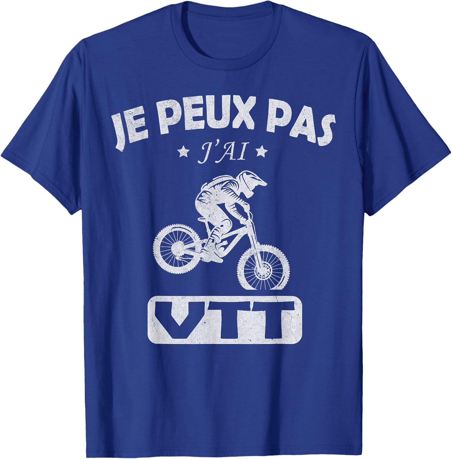 Je Peux pas j'ai mtb bike Bike cyclist Cycling mountain T-Shirt - T-Shirt | Royal