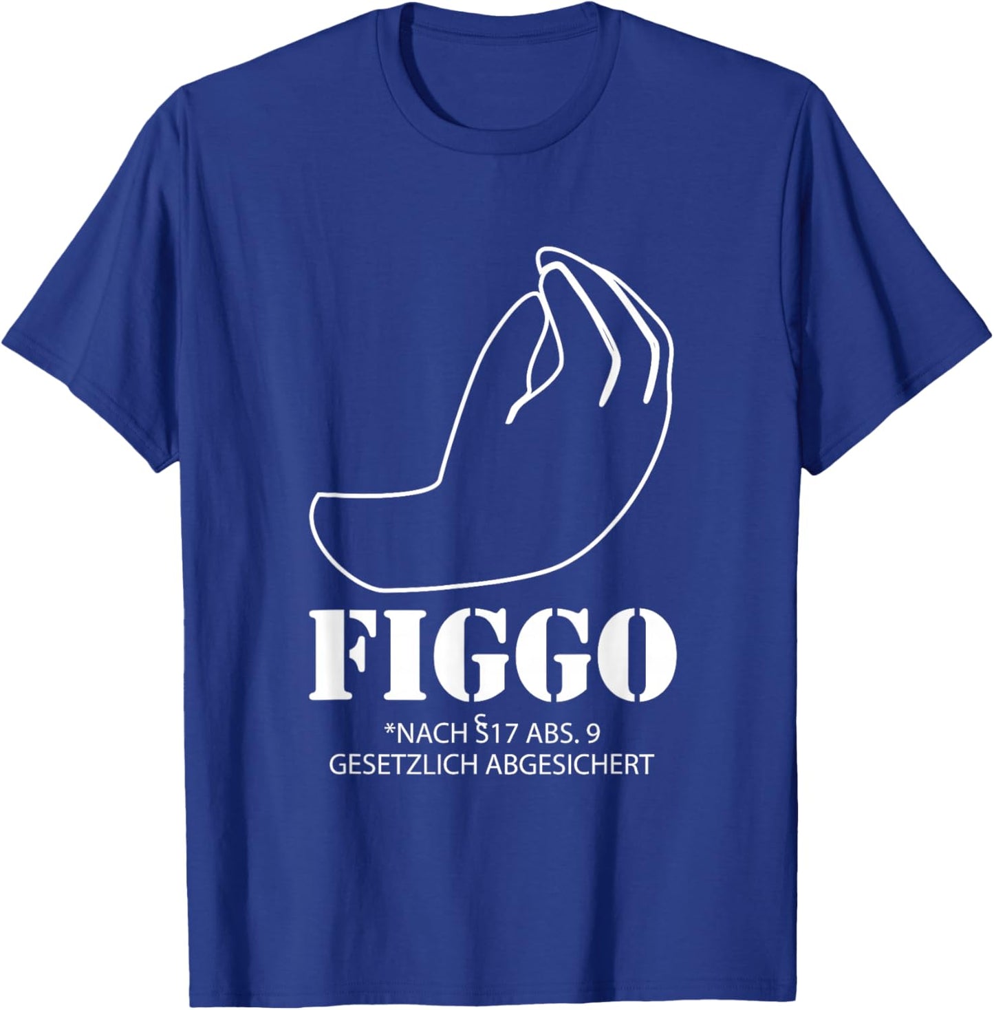 Figgo Ficko | Rechtlich abgesichert | Percy T-Shirt - T-Shirt | Royal
